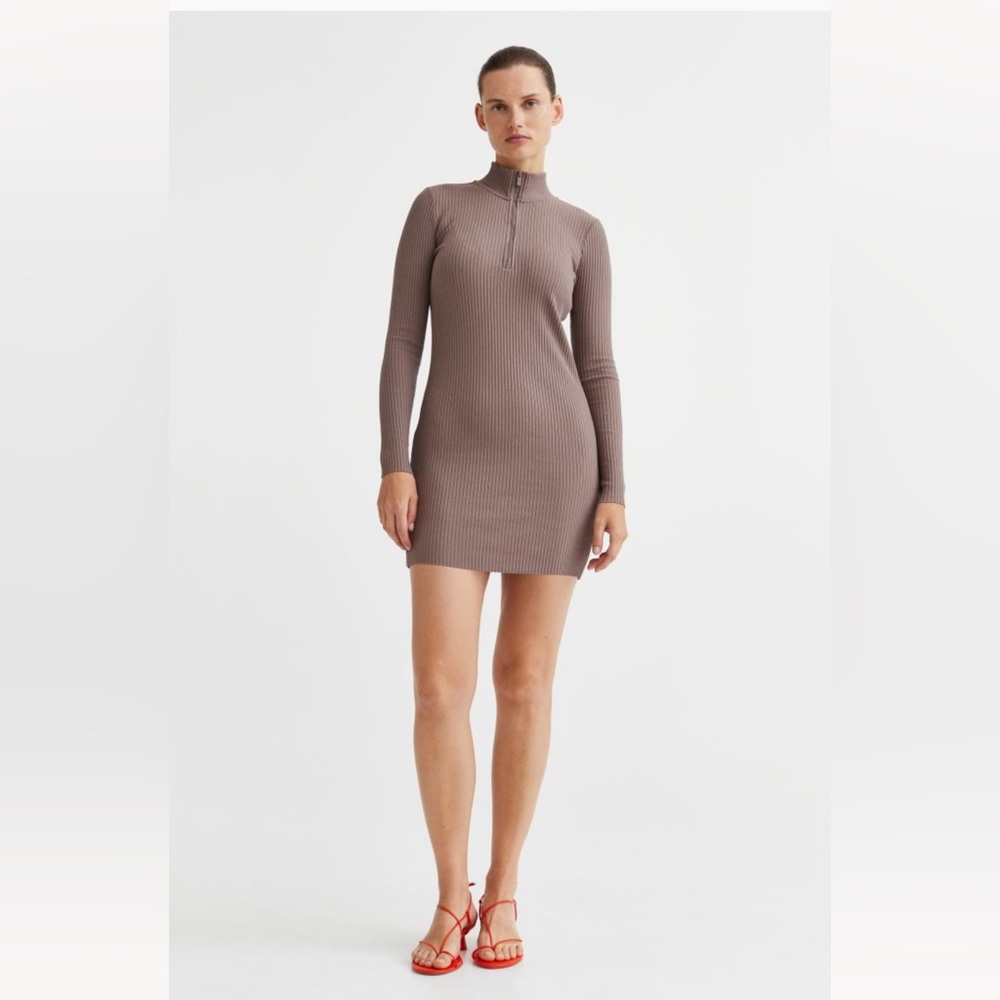 H&M Rib-knit Bodycon Dress - Picture 3 of 7